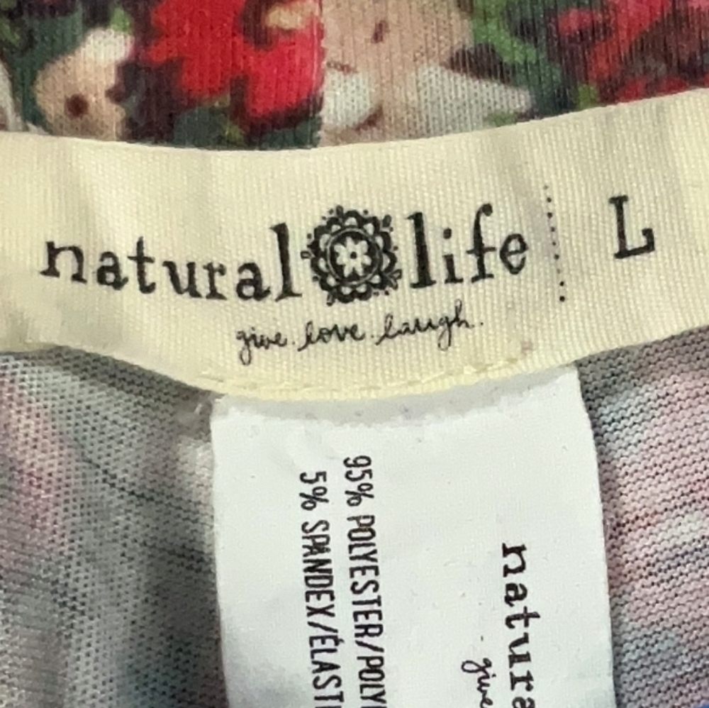 NATURAL LIFE Multi Color Blooms Wide Leg Pants💗 Note Inset Pic💗 - Picture 3 of 11